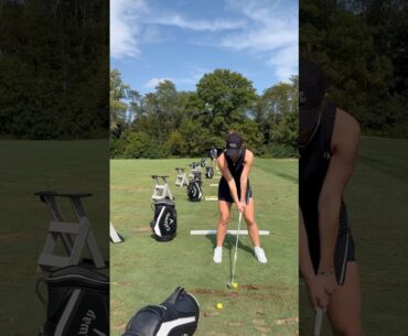 Face on swing 🤠 #golf #golfgirl #golfswing #golfing
