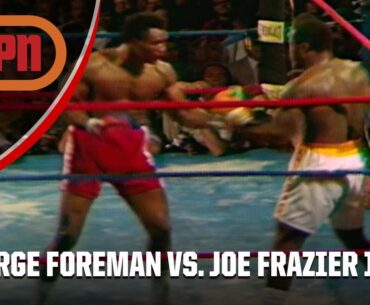 George Foreman vs. Joe Frazier 1 [FULL FIGHT] | ESPN Throwback