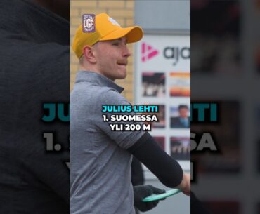 Ensimmäisen kerran 200 metrin virallinen heitto Suomessa, Julius Lehti (uusi Suomen ennätys)