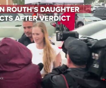 Daughter of man found guilty of Trump assassination attempt reacts to verdict