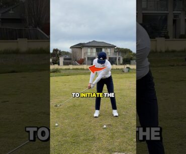 2 step Backswing! 🔥😳 #golf #golfskill #golfswing #golftips #golfcoach