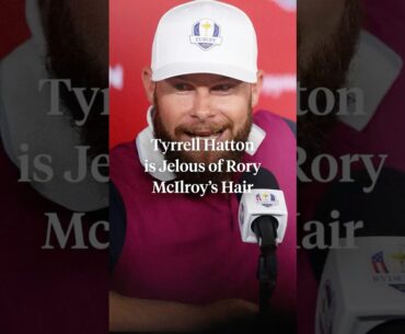 Tyrrell Hatton is very jealous of Rory's hair. 😂