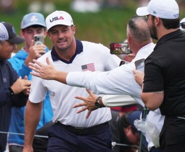 Bryson DeChambeau, a man of the people, brings his show to Ryder Cup with some bickering to boot
