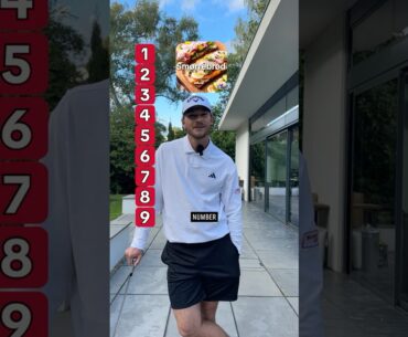 Blind ranking Danish food with Nicolai Højgaard 🇩🇰 #adidas #golf #NicolaiHojgaard