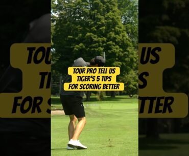He Shares Tiger’s 5 Scoring Tips #golf