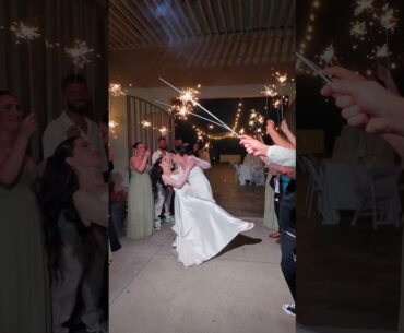 Sparkler Wedding Exit | Brianna & Loyanne at Los Verdes Golf Course  #myeventpros  #wedding  #dj
