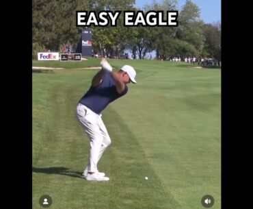 EASY EAGLE ⛳️ #lekagolf #eagleingolf #howtomakeeagleingolf
