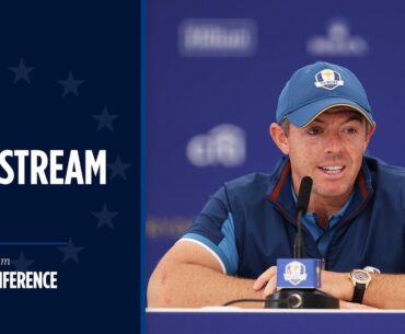 LIVE | Press Conference | European Team | Sep 25 | 2025 Ryder Cup