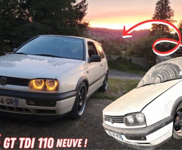 La Restauration de la golf 3 GT TDI 110 ! Le boulot est fait !