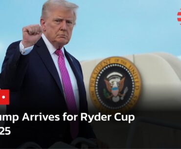 🔴 LIVE: President Trump Arrives for Ryder Cup | New York Hosts Golf’s Biggest Event | AC1F