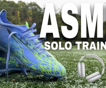 ASMR Solo Training Session For Football/Soccer in Puma Ultra 5