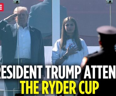 LIVE: President Trump Attends The Ryder Cup at Bethpage Black Golf Course in Farmingdale, N.Y | N18G