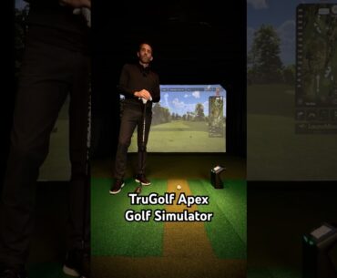 TruGolf Apex Golf Simulator Software! Bethpage Black w/ Launch Box! #golf #golfsimulator #golfswing