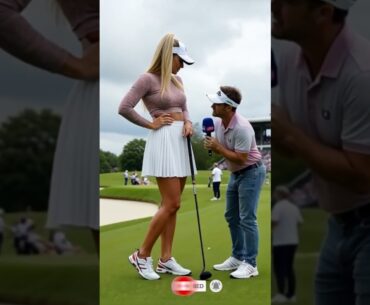 Tallest Golfer Stuns The Crowd On The Course! Ep.80 #golf #short #tallwomen #sports