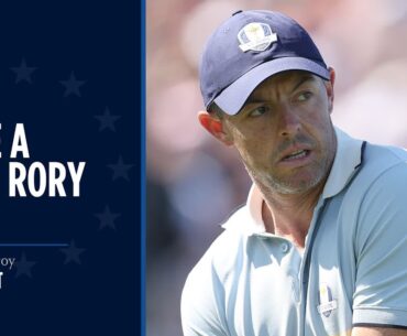Rory McIlroy Ignores 'Advice' From the Crowd | 2025 Ryder Cup