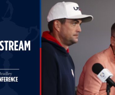 LIVE | Press Conference | Captains Luke Donald & Keegan Bradley | Day 1 (PM) | 2025 Ryder Cup