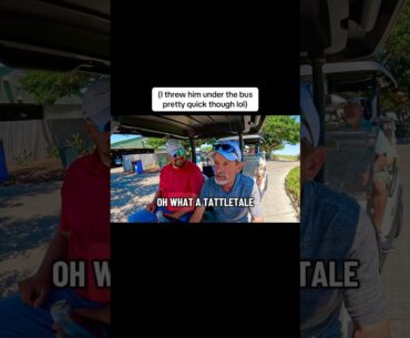 Never a dull moment with us lol… #golf #golfer #golfing #golfcourse #golfhumor ￼