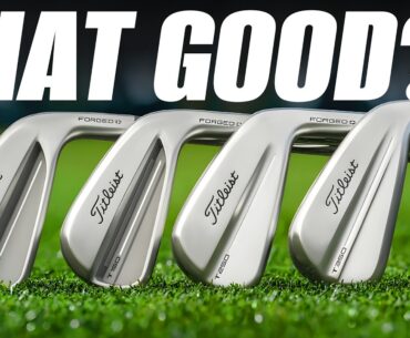 Testing the NEW Titleist T-Series Irons on the Course