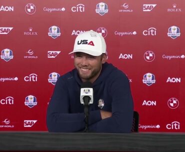 “An Honor to Have Our President Here” — Sam Burns on Trump’s Visit Ryder Cup Bethpage