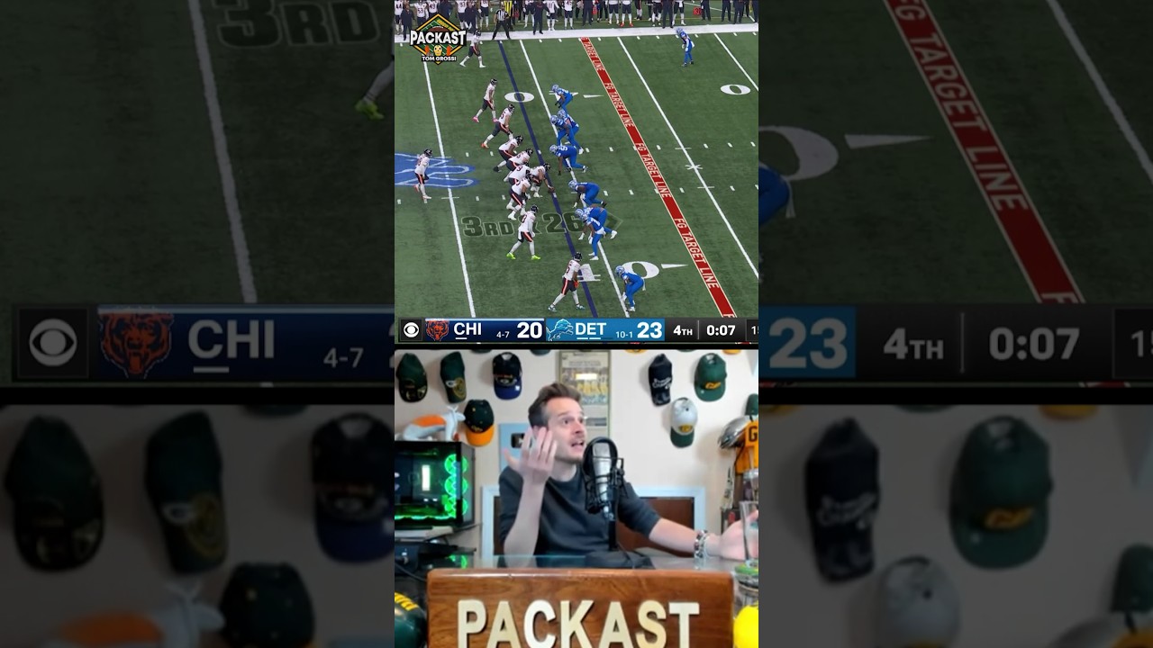 Bears Lose in HEARTBREAKING Fashion vs Lions #nfl #shorts Bears Lose in HEARTBREAKING Fashion vs Lions #nfl #shorts