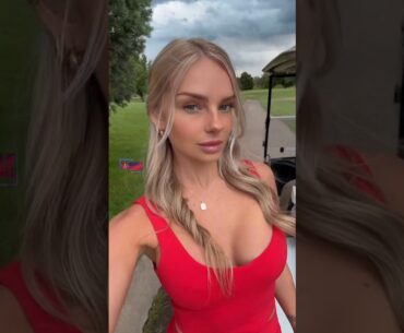 Amazing Golf Swing you need to see | Golf Girl awesome swing | Golf shorts | Morgan Rae