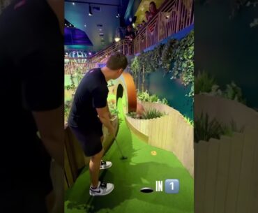 Christopher Bell playing crazy golf ⛳️