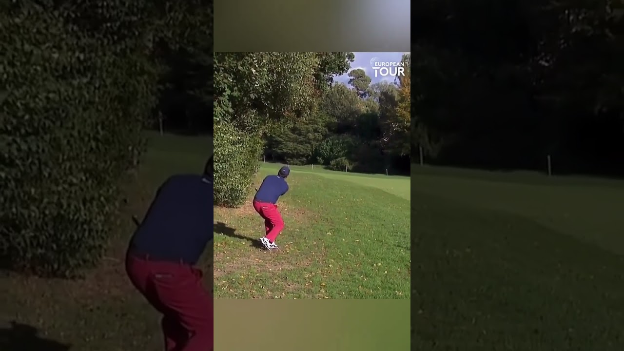 Can You Bend It Like Patrick Reed? 🤯 Incredible Draw Shot Around the Corner! Can You Bend It Like Patrick Reed? 🤯 Incredible Draw Shot Around the Corner!