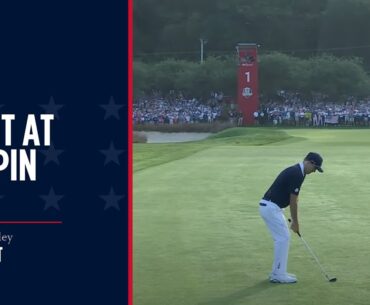 Russell Henley Nails Approach | 2025 Ryder Cup