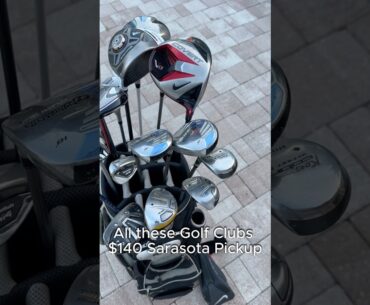 Selling all these golf clubs for $140 total.  Sarasota Pickup.