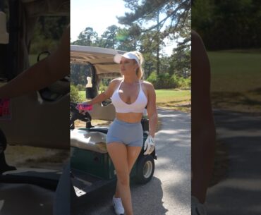 Amazing Golf Swing you need to see | Golf Girl awesome swing | Golf shorts | Kaelee Rene