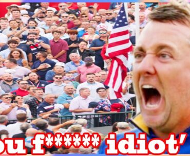 Ian Poulter EXPLODES at US Fans 😱 “You F****** Idiot!” Ryder Cup Chaos