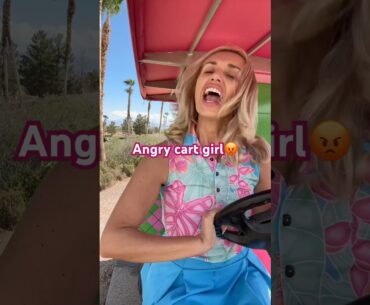 😤😤😤 #cartgirl #golf #funny #golfers #golflife #golflesson #lol #golfcart #golfcourse #golfing
