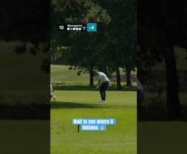 The approach shot gets better and better 😏