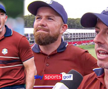 INSTANT REACTION! Rory McIlroy and Shane Lowry react to US crowds