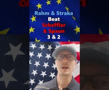 Europe Holds Strong at Ryder Cup #golf #rydercup #fourball #teameurope  #teamusa #golfshorts