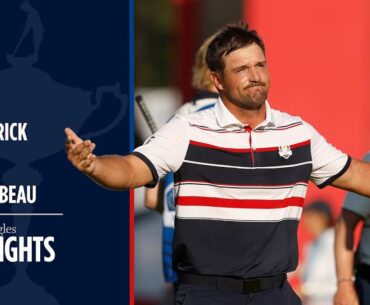 Matt Fitzpatrick vs Bryson DeChambeau Highlights | 2025 Ryder Cup