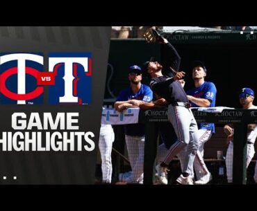 Twins vs. Rangers Game Highlights (9/25/25) | MLB Highlights