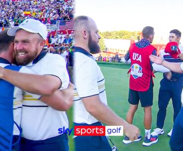 The moment Europe WON the Ryder Cup!