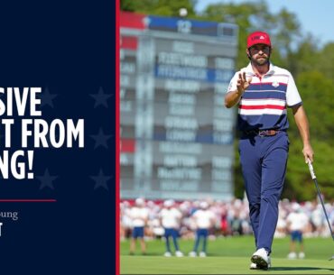 Cameron Young Birdies 18th to Win Crucial Point | 2025 Ryder Cup