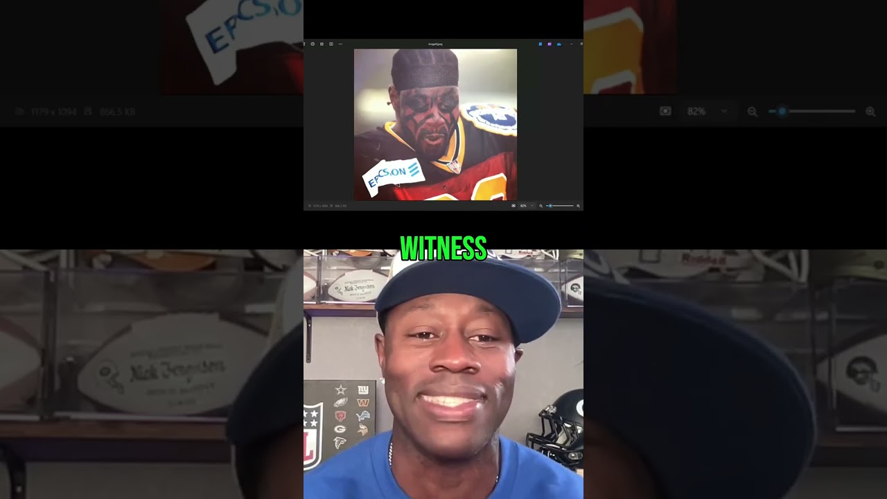 NFL Player’s Darth Maul Face Paint: Star Wars Meets Football! #shorts NFL Player's Darth Maul Face Paint: Star Wars Meets Football! #shorts