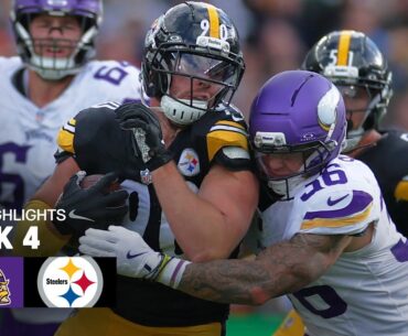 Minnesota Vikings vs. Pittsburgh Steelers Game Highlights | 2025 NFL Season Week 4