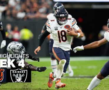 Chicago Bears vs Las Vegas Raiders Game Highlights | 2025 NFL Season Week 4