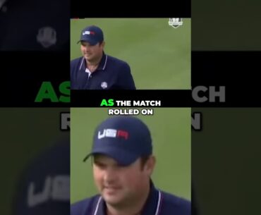 Patrick Reed Shushed The Crowd! Ryder Cup's Wildest Moment #shorts