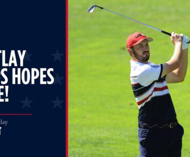 Patrick Cantlay Hits Epic Tee Shot to Win Hole | 2025 Ryder Cup
