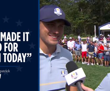 Åberg & Fitzpatrick Interview | Friday Foursomes | 2025 Ryder Cup