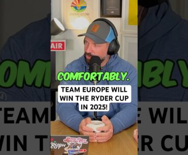 Team Europe win the Ryder Cup in 2025! 🏆 #golfpodcast #podcast