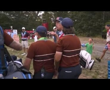 Ted Scott furiously confronts Francesco Molinari after Bryson DeChambeau loses control