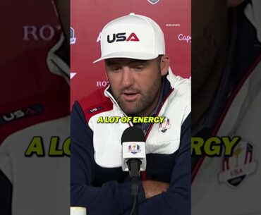 Scottie says he's excited to "unleash" Bryson this week at the Ryder Cup #golf #shorts #rydercup