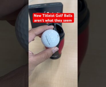 Titleist Pro V1 Left Dot is not what it seems #titleist #playbettergolf #golf #fail #golfball