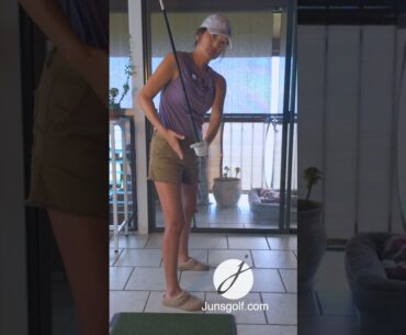 What is an over the top (common issue) in a golf swing and what position is better?